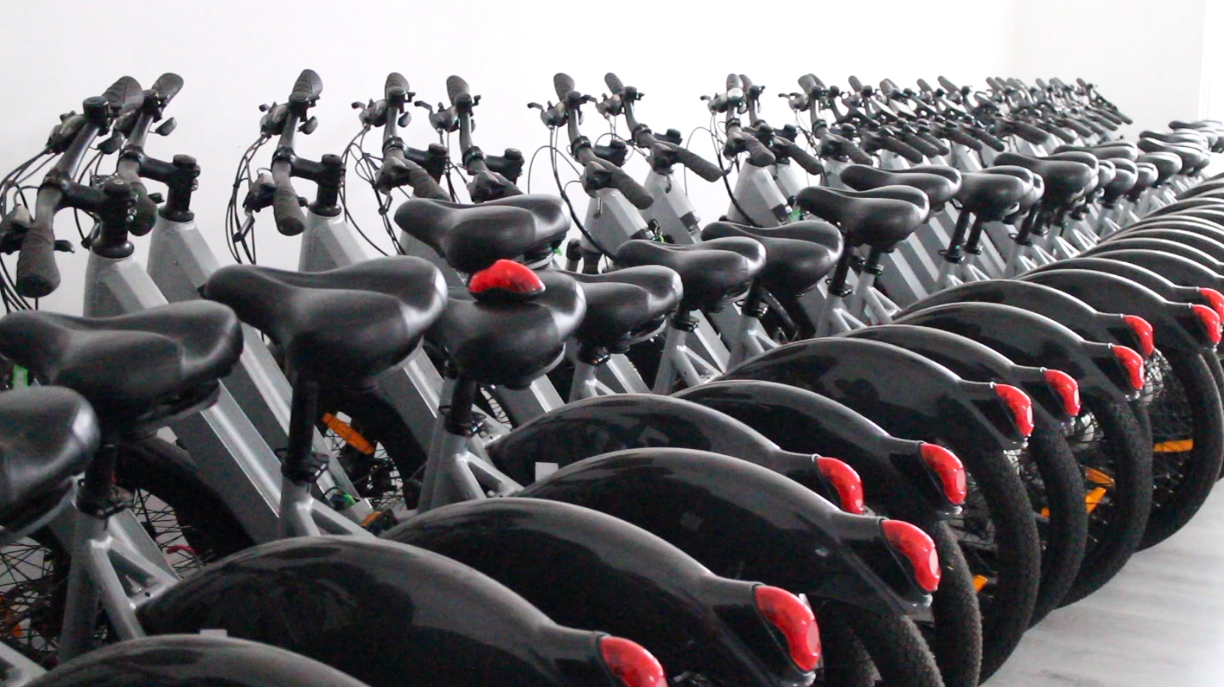 Frota de bicicletas elétricas do sistema de bikesharing EDMTECH