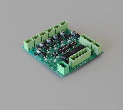 Placa eletrónica do sistema de controlo de lavandarias